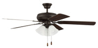 Craftmade - DCF52ESP5C3W - 52" Ceiling Fan - Decorator's Choice 3 Light Kit - Espresso