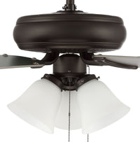Craftmade - DCF52ESP5C3W - 52" Ceiling Fan - Decorator's Choice 3 Light Kit - Espresso