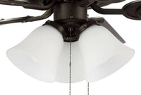 Craftmade - DCF52ESP5C3W - 52" Ceiling Fan - Decorator's Choice 3 Light Kit - Espresso