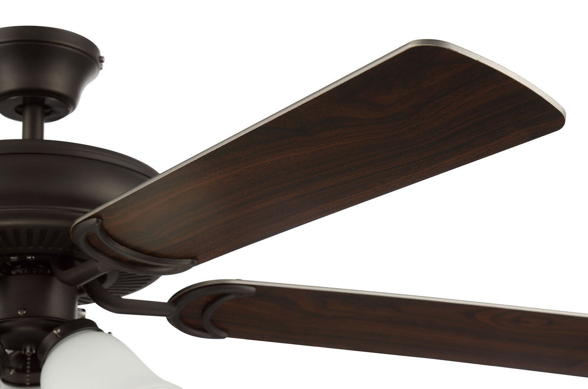 Craftmade - DCF52ESP5C3W - 52" Ceiling Fan - Decorator's Choice 3 Light Kit - Espresso