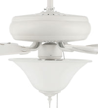 Craftmade - DCF52W5C3W - 52" Ceiling Fan - Decorator's Choice 3 Light Kit - Matte White