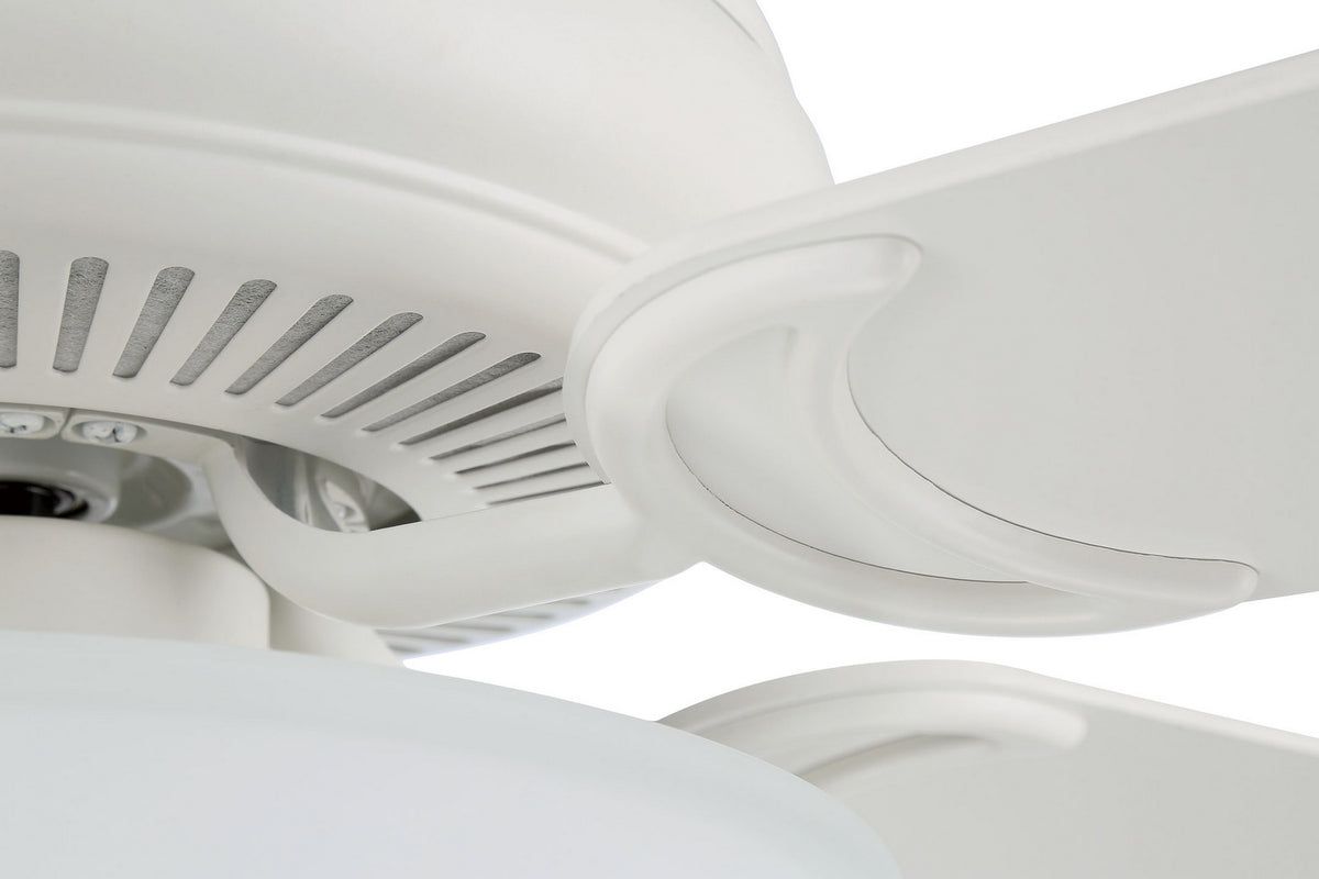 Craftmade - DCF52W5C3W - 52" Ceiling Fan - Decorator's Choice 3 Light Kit - Matte White