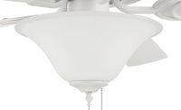 Craftmade - DCF52W5C3W - 52"Ceiling Fan - Decorator's Choice 3 Light Kit - Matte White