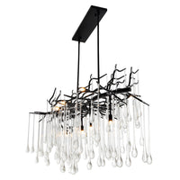 CWI Lighting - 1094P47-10-101 - Ten Light Chandelier - Anita - Black