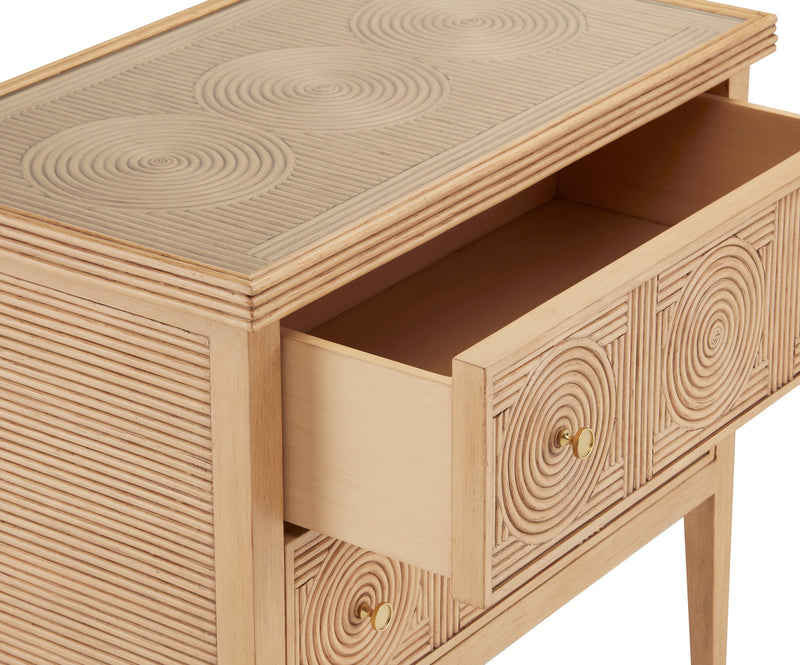Currey and Company - 3000-0204 - Chest - Santos Collection - Sea Sand