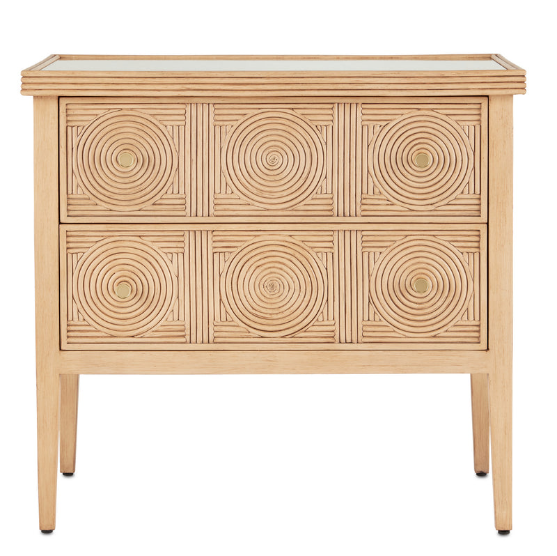 Currey and Company - 3000-0204 - Chest - Santos Collection - Sea Sand