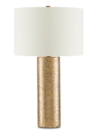 Currey and Company One Light Table Lamp from the Glimmer collection in Gold finish