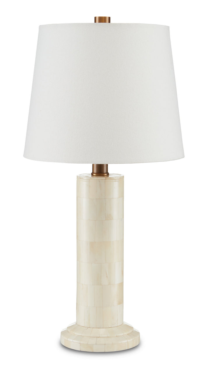 Currey and Company One Light Table Lamp from the Osso collection in Natural finish