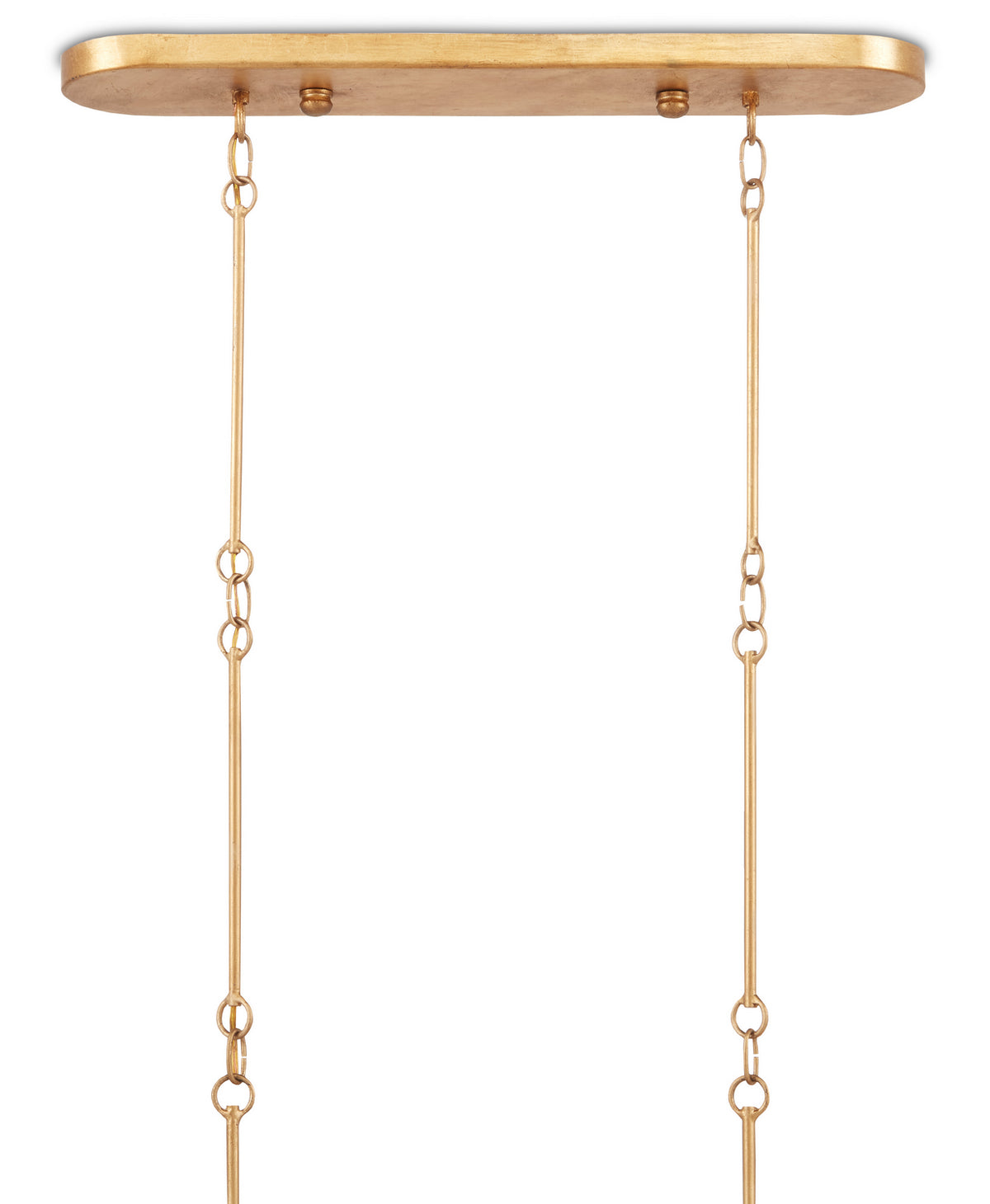 Currey and Company - 9000-0853 - Six Light Chandelier - Grand Lotus Collection - Satin Black/Contemporary Gold Leaf