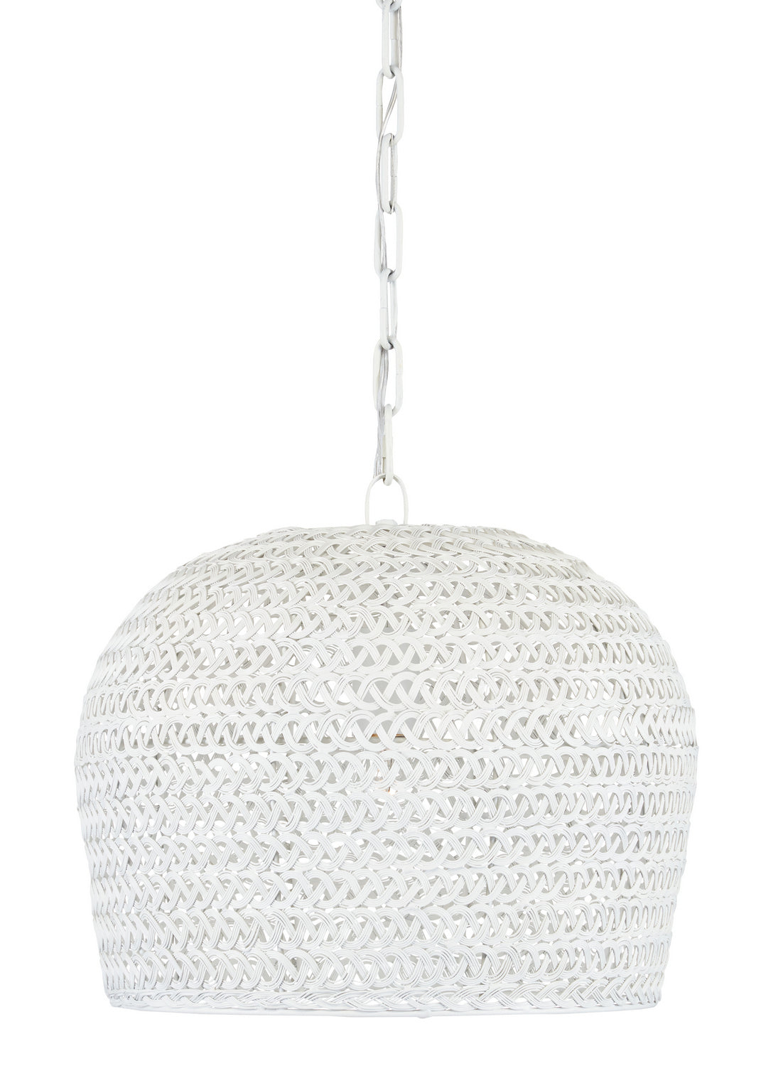 Currey and Company - 9000-0870 - One Light Chandelier - Piero Collection - White