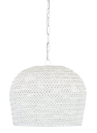 Currey and Company - 9000-0870 - One Light Chandelier - Piero Collection - White