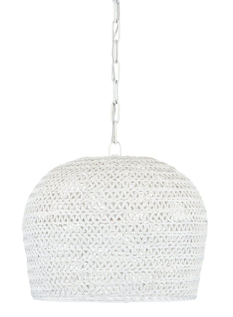 Currey and Company - 9000-0870 - One Light Chandelier - Piero Collection - White