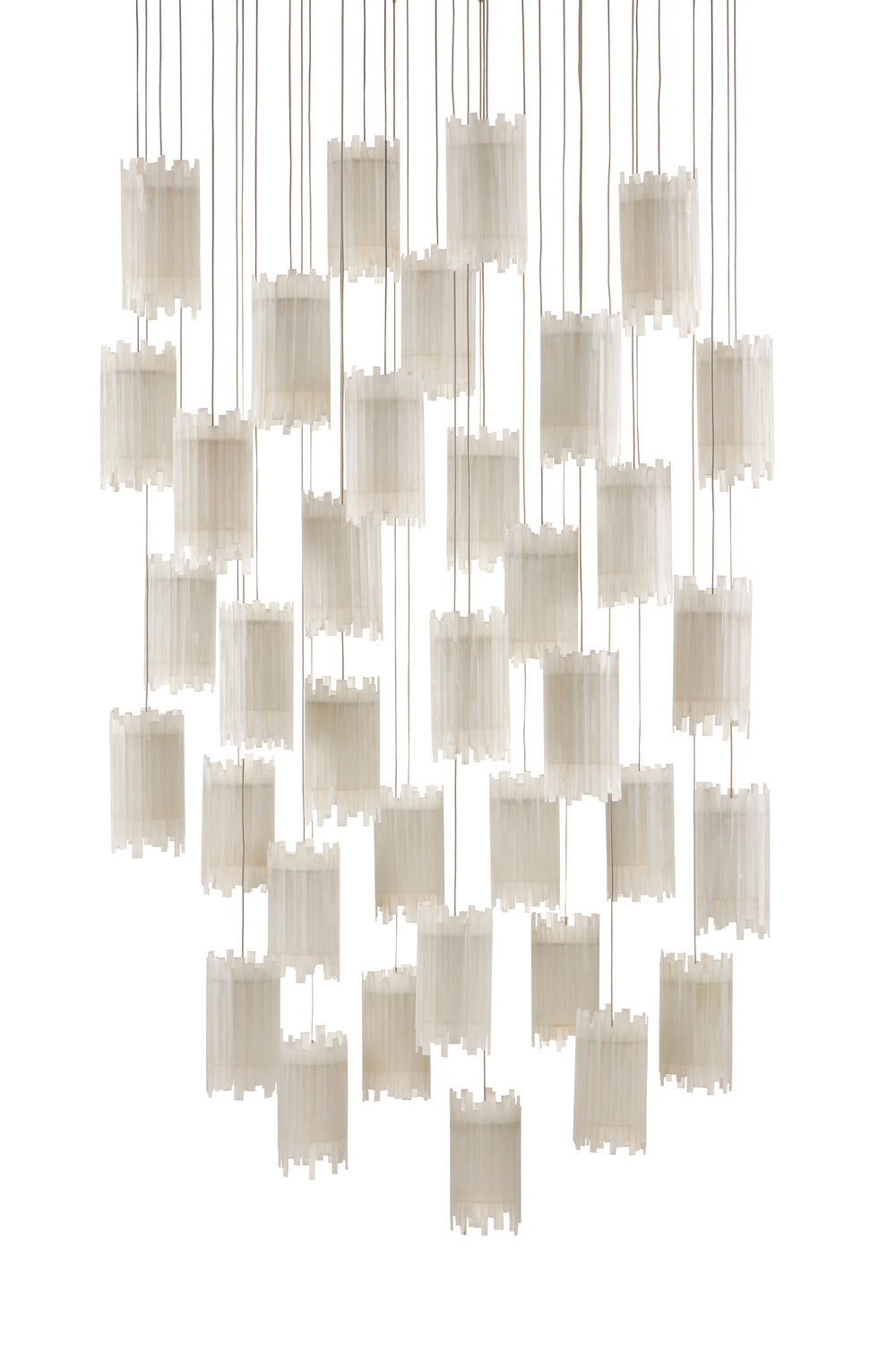 Currey and Company - 9000-0887 - 36 Light Pendant - Escenia Collection - Frosted White