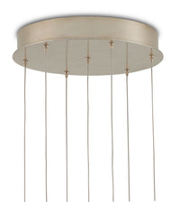 Currey and Company - 9000-0897 - Seven Light Pendant - Lazio - White/Silver