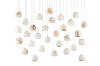 Currey and Company - 9000-0900 - 30 Light Pendant - Lazio Collection - White