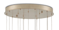 Currey and Company - 9000-0912 - 15 Light Pendant - Piero Collection - Sugar White