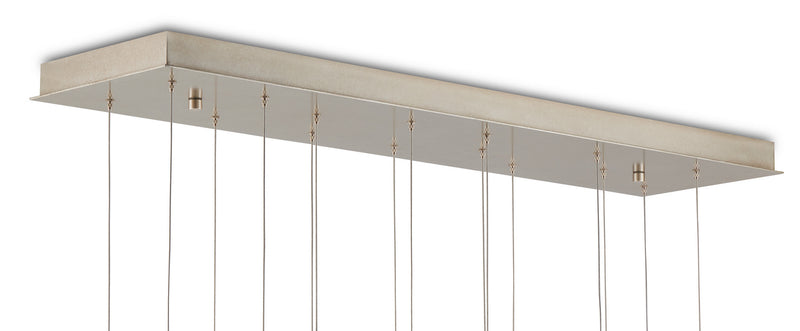 Currey and Company - 9000-0913 - 15 Light Pendant - Piero Collection - Sugar White