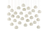 Currey and Company - 9000-0914 - 30 Light Pendant - Piero Collection - Sugar White