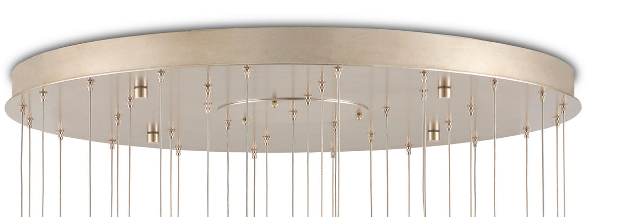 Currey and Company - 9000-0915 - 36 Light Pendant - Piero - Sugar White/Silver