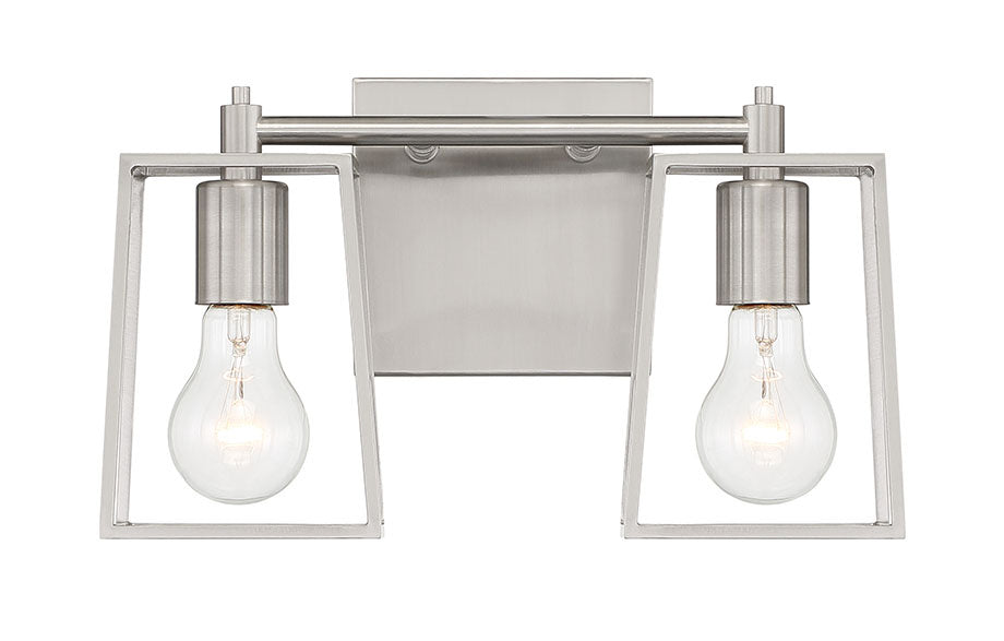 Craftmade - 12113BNK2 - Two Light Vanity - Dunn - Brushed Polished Nickel