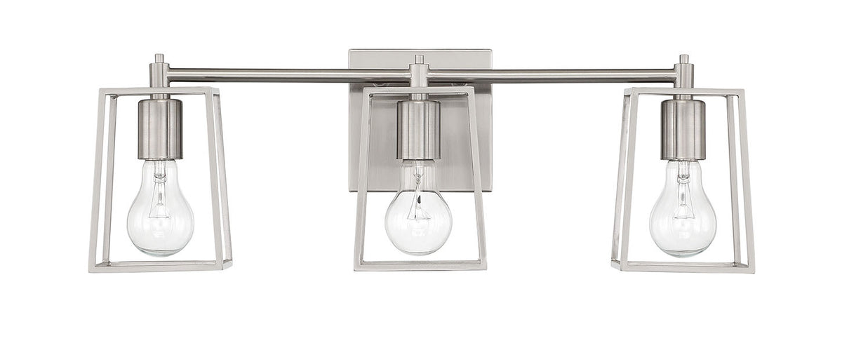 Craftmade - 12123BNK3 - Three Light Vanity - Dunn - Brushed Polished Nickel