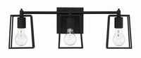 Craftmade - 12123FB3 - Three Light Vanity - Dunn - Flat Black