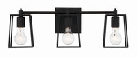 Craftmade - 12123FB3 - Three Light Vanity - Dunn - Flat Black