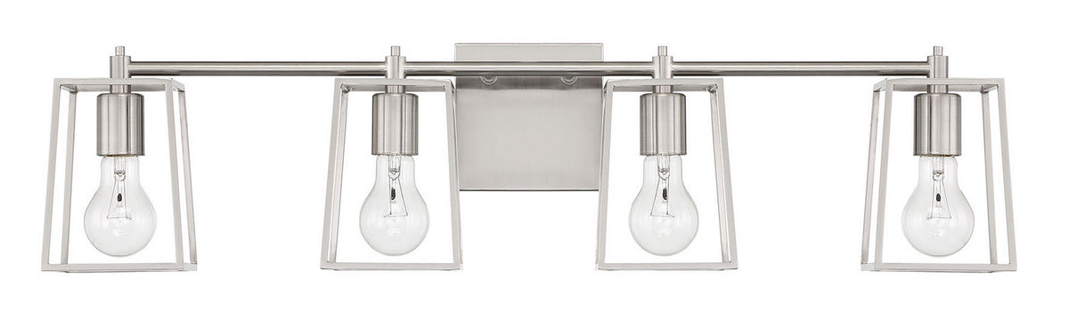 Craftmade - 12132BNK4 - Four Light Vanity - Dunn - Brushed Polished Nickel