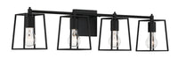 Craftmade - 12132FB4 - Four Light Vanity - Dunn - Flat Black