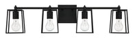 Craftmade - 12132FB4 - Four Light Vanity - Dunn - Flat Black