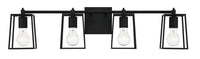 Craftmade - 12132FB4 - Four Light Vanity - Dunn - Flat Black