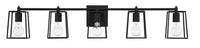 Craftmade - 12141FB5 - Five Light Vanity - Dunn - Flat Black