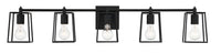 Craftmade - 12141FB5 - Five Light Vanity - Dunn - Flat Black