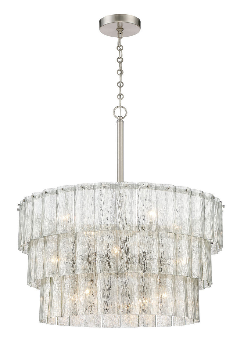 Craftmade - 48690-BNK - 12 Light Pendant - Museo - Brushed Polished Nickel