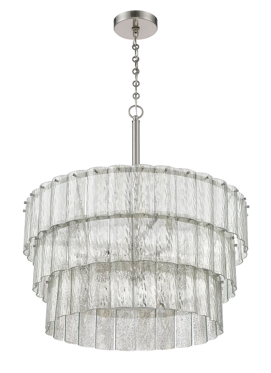 Craftmade - 48690-BNK - 12 Light Pendant - Museo - Brushed Polished Nickel