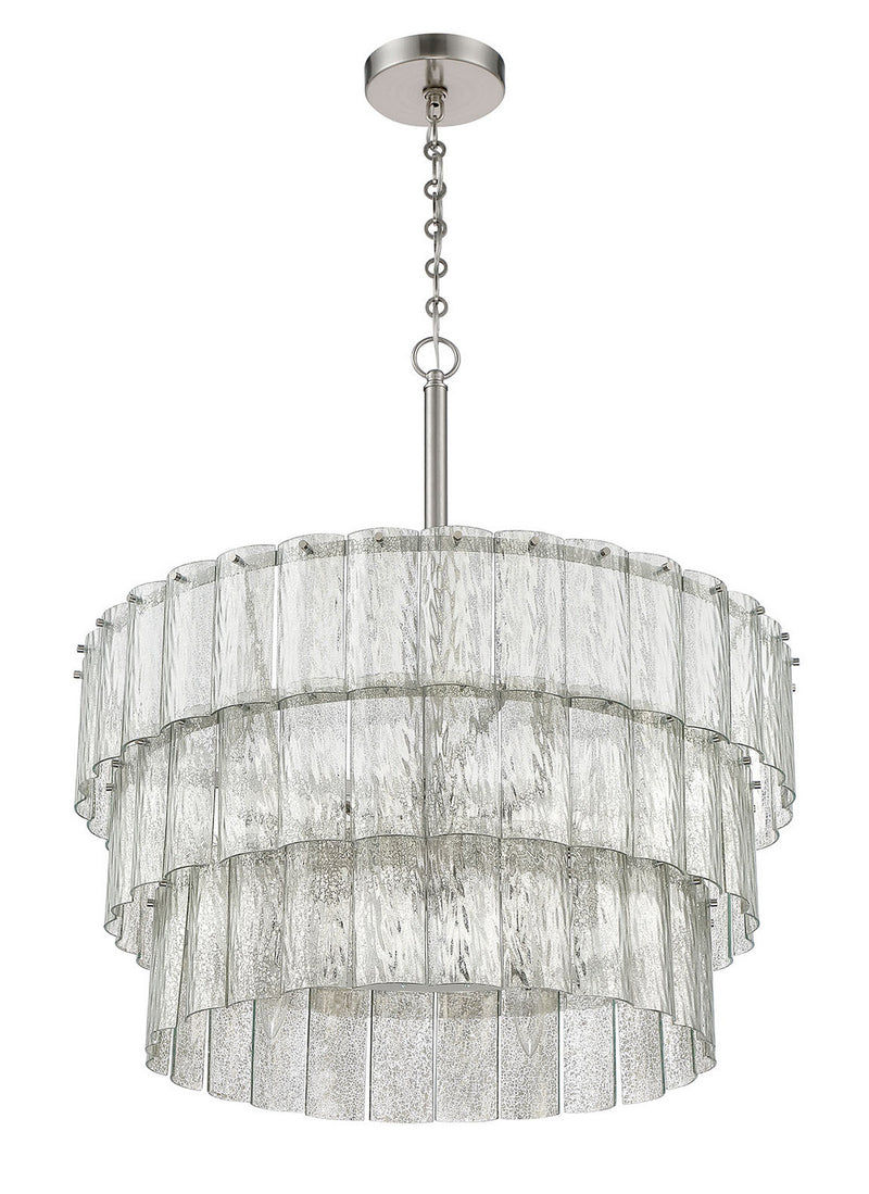 Craftmade - 48690-BNK - 12 Light Pendant - Museo - Brushed Polished Nickel