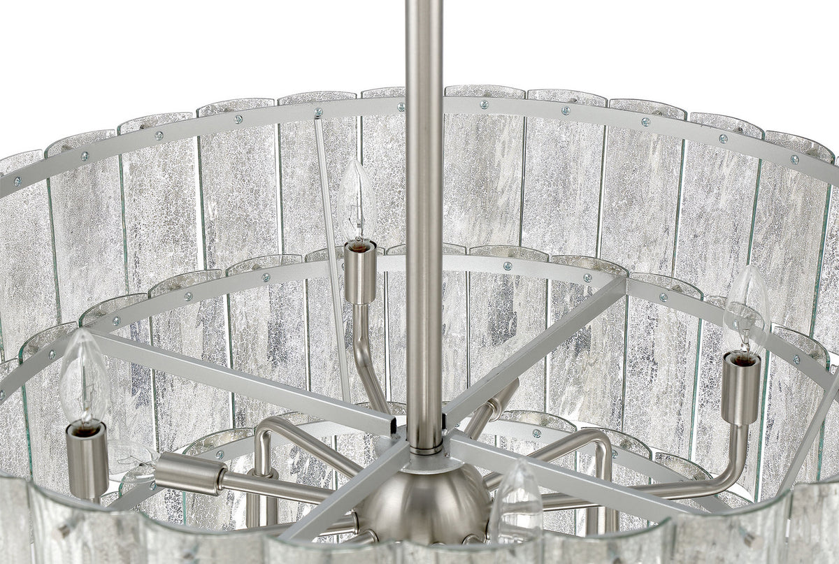 Craftmade - 48690-BNK - 12 Light Pendant - Museo - Brushed Polished Nickel