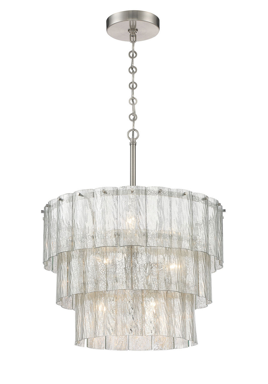 Craftmade - 48694-BNK - Nine Light Pendant - Museo - Brushed Polished Nickel