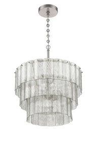 Craftmade - 48694-BNK - Nine Light Pendant - Museo - Brushed Polished Nickel