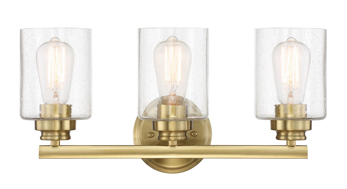 Craftmade - 50503-SB - Three Light Vanity - Bolden - Satin Brass