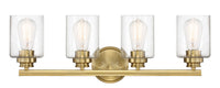 Craftmade - 50504-SB - Four Light Vanity - Bolden - Satin Brass
