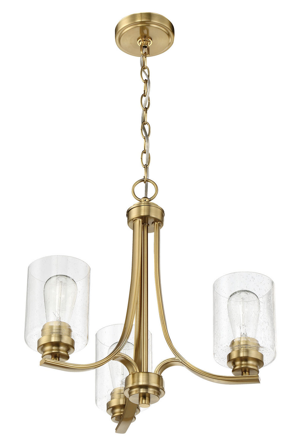 Craftmade - 50523-SB - Three Light Chandelier - Bolden - Satin Brass