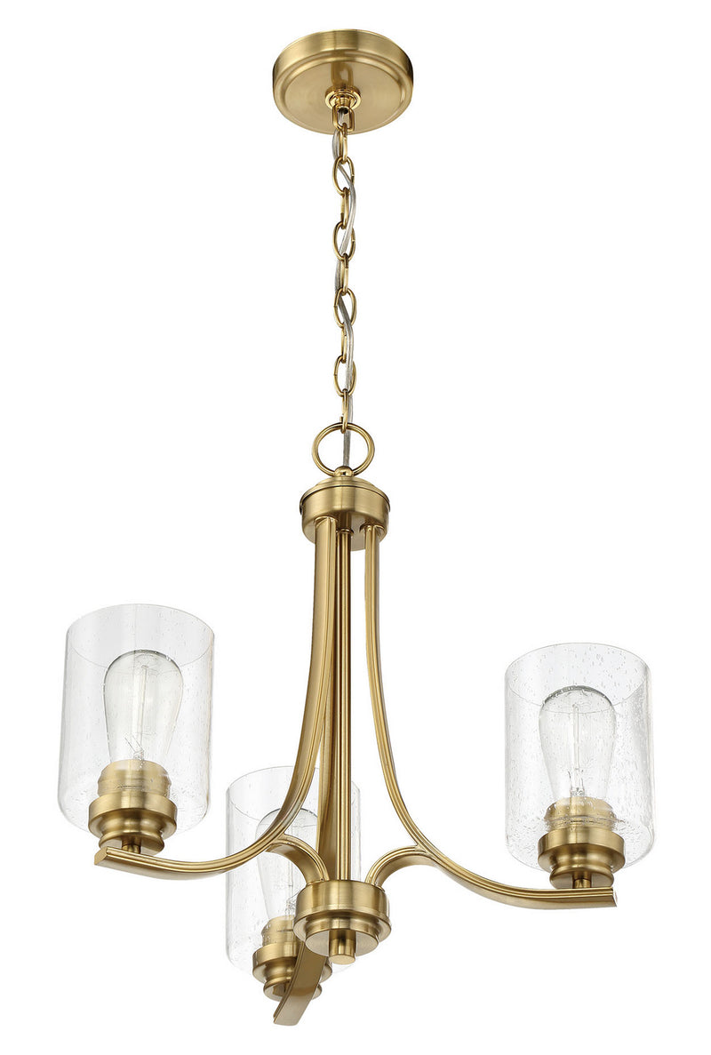 Craftmade - 50523-SB - Three Light Chandelier - Bolden - Satin Brass