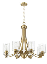 Craftmade - 50528-SB - Eight Light Chandelier - Bolden - Satin Brass