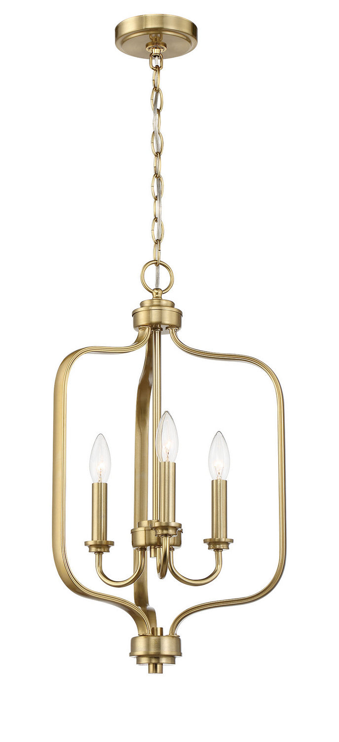 Craftmade - 50533-SB - Three Light Foyer Pendant - Bolden - Satin Brass