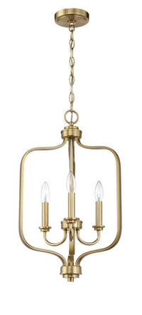 Craftmade - 50533-SB - Three Light Foyer Pendant - Bolden - Satin Brass