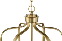 Craftmade - 50536-SB - Six Light Foyer Chandelier - Bolden - Satin Brass