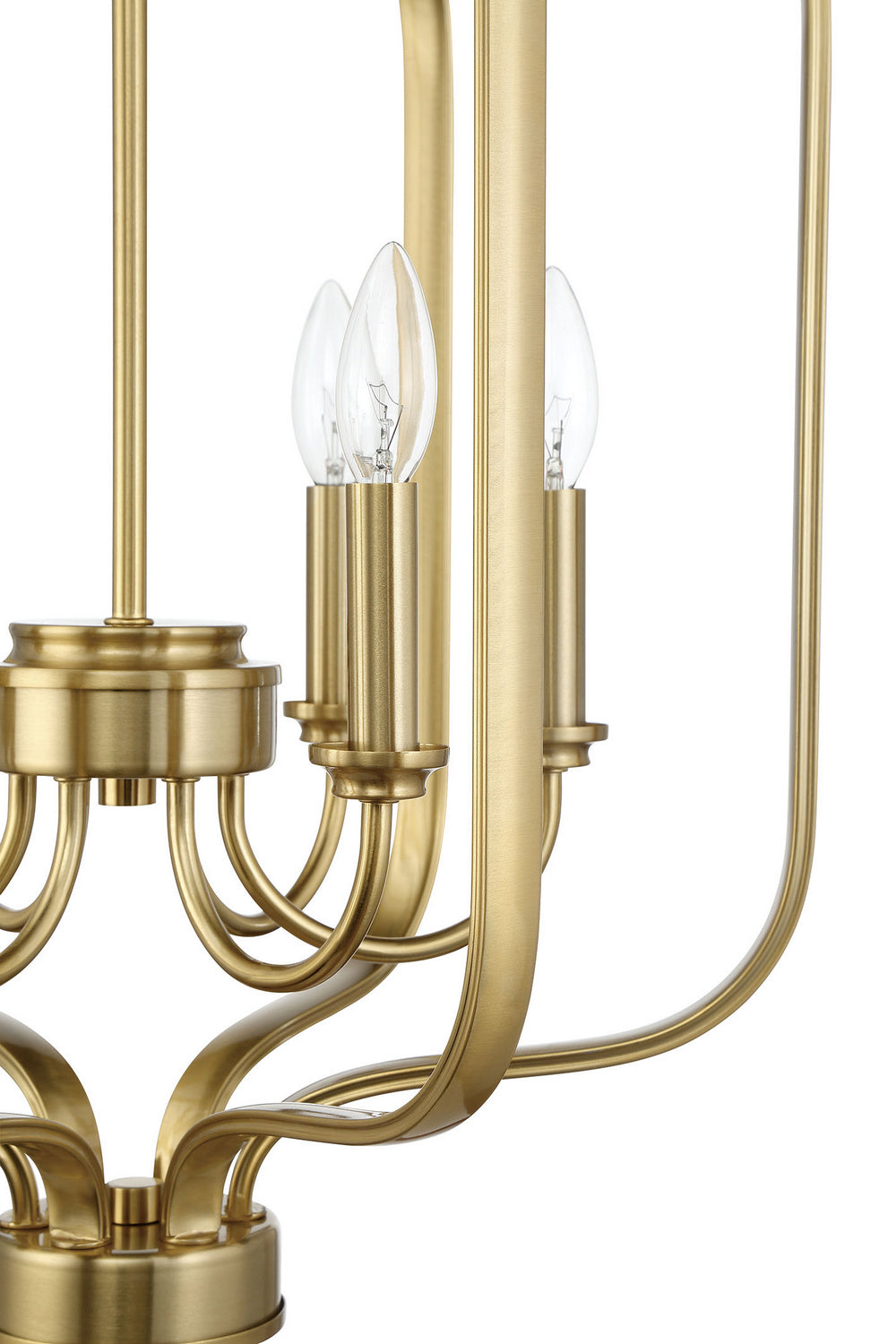 Craftmade - 50536-SB - Six Light Foyer Chandelier - Bolden - Satin Brass
