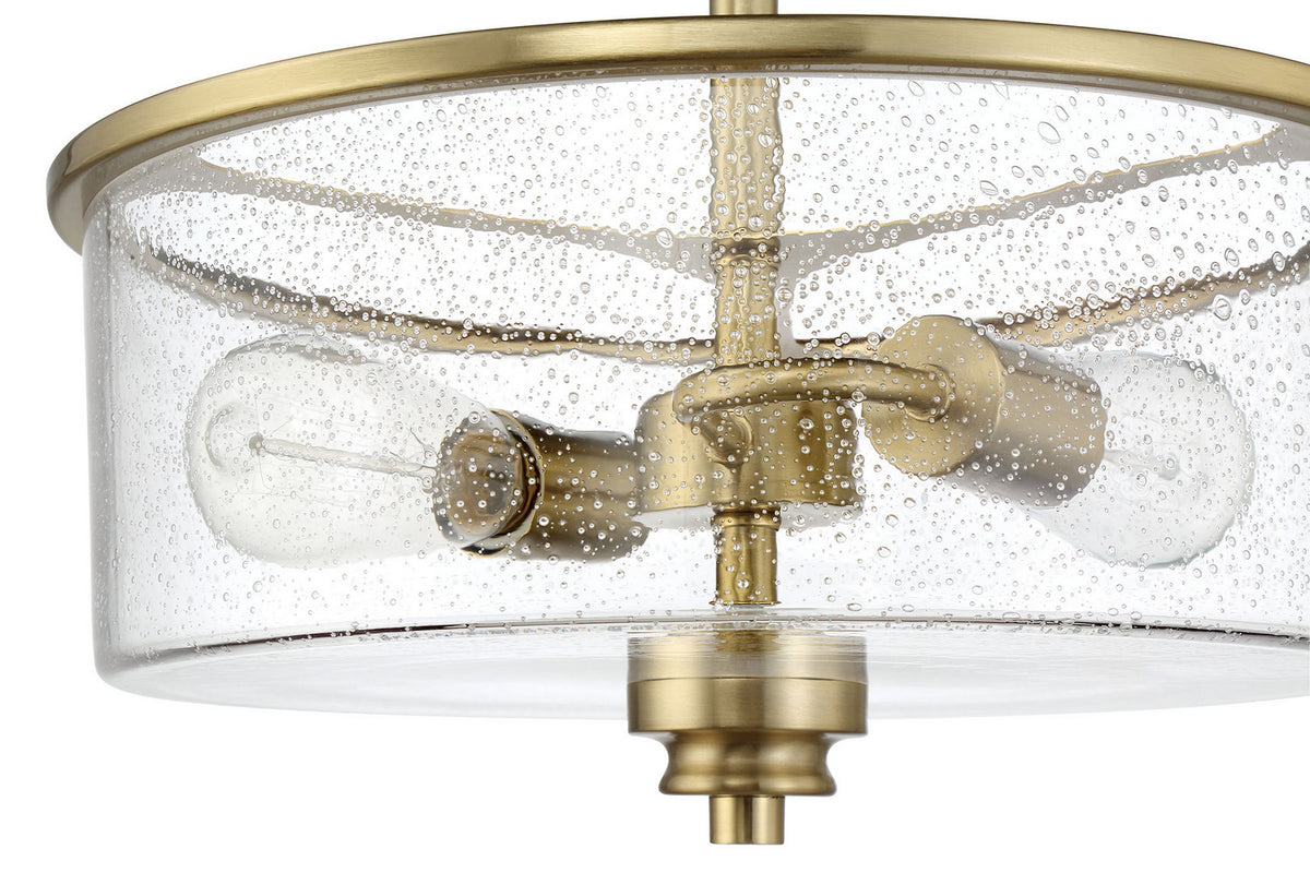 Craftmade - 50552-SB - Two Light Convertible Semi Flush - Bolden - Satin Brass