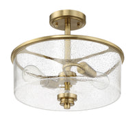 Craftmade - 50552-SB - Two Light Convertible Semi Flush - Bolden - Satin Brass